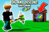 Play Dig and Descend: Obby Mine Free Online - Browser Game