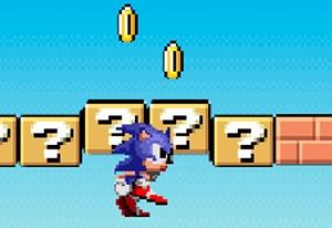 今すぐマリオワールドで迷子のソニックをプレイ -  :xxx - :yyyゲームスクリーンショット