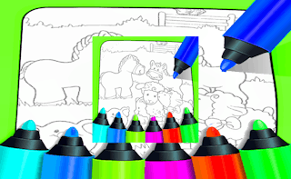 حيوانات المزرعة للطلاب ملون - Free ألعاب لـ Kids Game