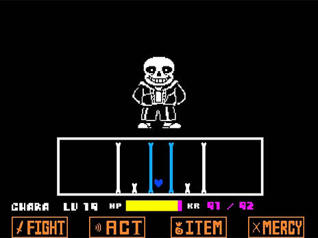 Bad Time Simulator (Sans Fight) gameplay screenshot