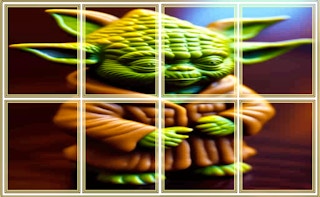 Baby Yoda Photo Jigsaw - Free jigsaw-puzzles Game Like Music Notes Tile Image Scramble