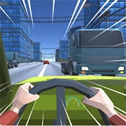 Play Driving in the Stream 3D Now - Arcade :xxx - :yyy Game Screenshot