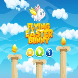 Flying rabbit gameplay screenshot