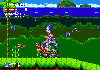 Jouez à Version 4 l'Édition Avancée Sonic 2 maintenant -  Capture d'écran de :xxx - Jeu :yyy