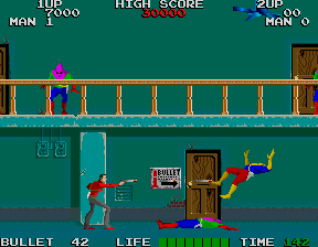 Play Rolling Thunder (rev 3) Now -  :xxx - :yyy Game Screenshot