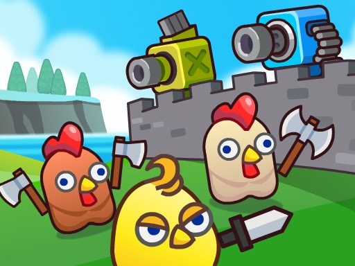 Jogue Fundir Canhões: Defesa Galinha Agora - 1 Player Captura de tela de :xxx - Jogo :yyy
