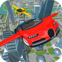 Flying Car Driving Simulator gameplay screenshot