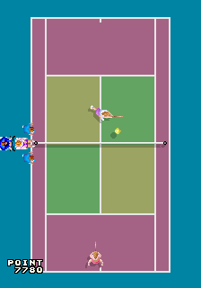 Play Passing Shot (World, 4 Players, FD1094 317-0074 decrypted) Now -  :xxx - :yyy Game Screenshot