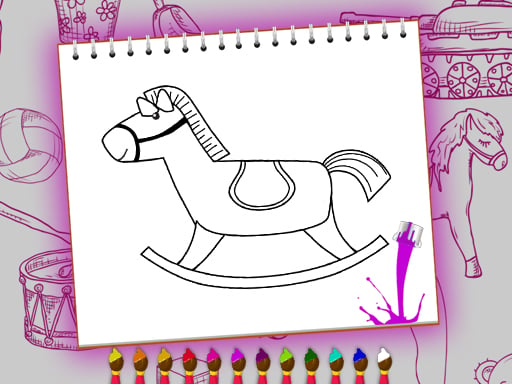 Coloring Book: Toy Shop Games