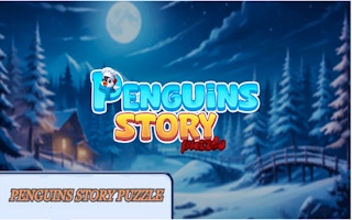 Jogue Puzzle Da História Dos Pinguins online grátis - Captura de tela do jogo de casual