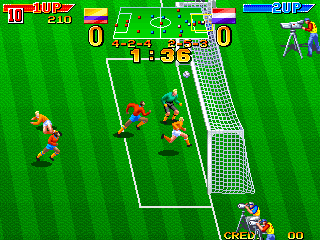 Play Dream Soccer '94 (Korea, M107 hardware) Now -  :xxx - :yyy Game Screenshot