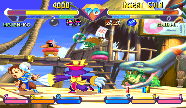 Play Super Gem Fighter Mini Mix (970904 Asia) Now -  :xxx - :yyy Game Screenshot