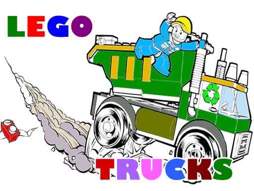 Lego Trucks Coloring Games