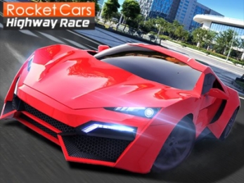 Rocket Cars Highway Race gameplay screenshot