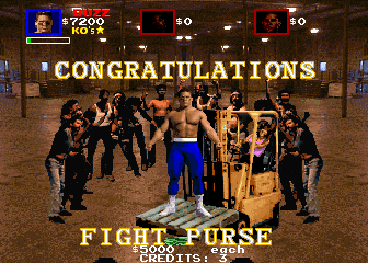 Play Pit Fighter (rev 9) Now -  :xxx - :yyy Game Screenshot