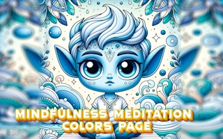 Mindfulness Meditation Colors Page - Free coloring Game Like 와onder 색칠