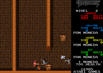 Play Gauntlet (Spanish, rev 15) Now -  :xxx - :yyy Game Screenshot