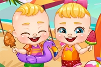 العب يوم الشاطئ مايك وميا الآن -  لقطة شاشة لعبة :xxx - :yyy