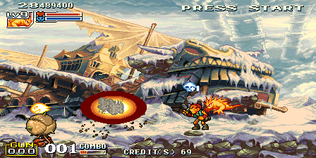 Play Demon Front (V107, Korea, Single PCB Version) Now - Arcade :xxx - :yyy Game Screenshot