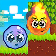 Play Fire Ball and Water Ball: Parkour Love Balls Now - Arcade :xxx - :yyy Game Screenshot