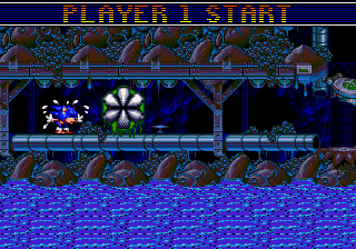 Jouez à Sonic Spinball (USA) (Beta) maintenant -  Capture d'écran de :xxx - Jeu :yyy