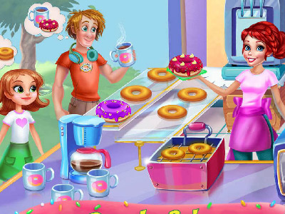 甜甜圈面包店 - Free 游戏适用于Cooking Game