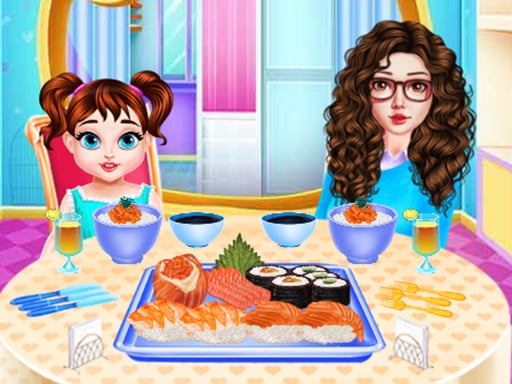 宝宝泰勒寿司制作 - Free Cooking标签下的热门免费在线小游戏 Game