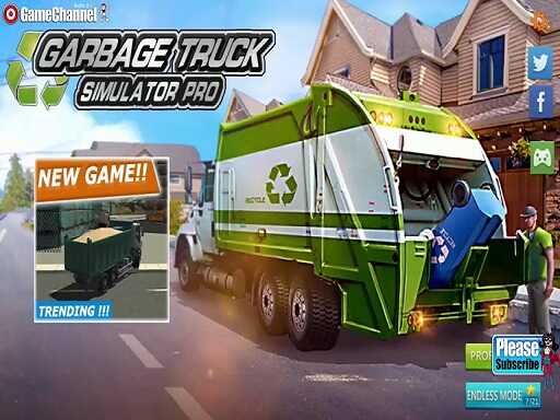 Simulateur de Camion à Ordures : Jeu de Conduite de Recyclage