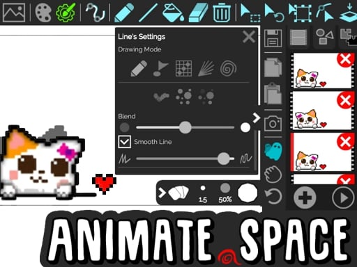 AnimateSpace: Créez un GIF animé! - Free Jeux pour Action Game