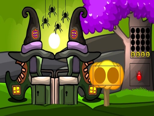 Halloween Witch Mountain Escape Games