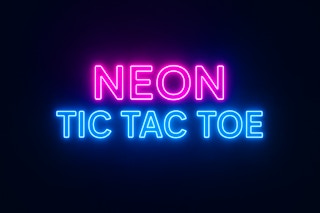 Neon Tic-Tac-Toe - Free Games for Board Game