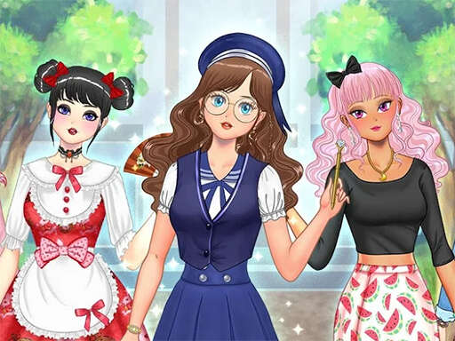 معلمات المدرسة العليا كawaii - Free ألعاب لـ Hypercasual Game