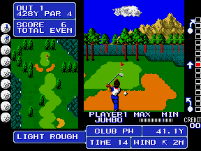 Spiele jetzt Golfkämpfe (USA, Version 2) - Arcade :xxx – :yyy Spiel-Screenshot