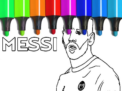 Páginas para colorear de Messi