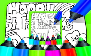 Printable St Patricks Day Coloring Pages - Free coloring Game Like Magie Des Couleurs D'Ant