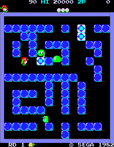 Play Pengo (set 3 not encrypted) Now -  :xxx - :yyy Game Screenshot