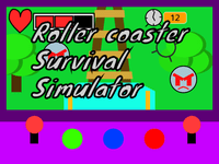 Play Roller coaster Survival simulator Now -  :xxx - :yyy Game Screenshot