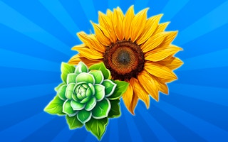 Merge Flowers in Bubbles 2048! - Free Games for Casual Game