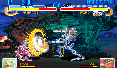 Juega a Cyberbots - locura acero completo (Japón 950424) (bootleg descifrado) ahora - Arcade Captura de pantalla de :xxx - Juego :yyy