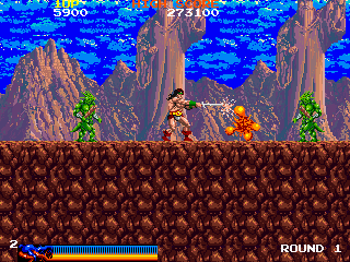 Play Rastan Saga (Japan, Earlier code base) Now -  :xxx - :yyy Game Screenshot