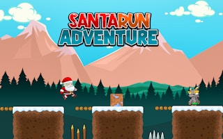 Santa Run Adventure - Free christmas Game Like مهمة شتوية سانتا