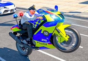 立即玩Police Bike Stunt Race