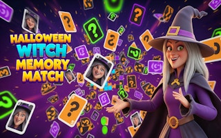 萬聖節女巫記憶配對 - Free 遊戲為Memory Game