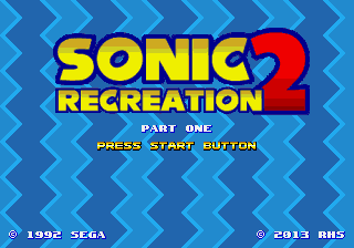 Jouez à Récitation Sonic 2 - Premier Partie maintenant -  Capture d'écran de :xxx - Jeu :yyy
