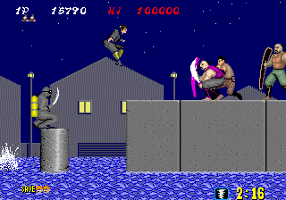 Play Shinobi (set 2, System 16B, FD1094 317-0049 decrypted) Now -  :xxx - :yyy Game Screenshot