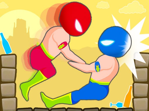 العب مصارعة مخمور الآن - 2 Player لقطة شاشة لعبة :xxx - :yyy