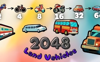 2048 Land Vehicles - Free 2048 Game Like Fusão Da Corrente Hexadecimal