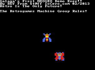 Play Galaga Demo (set 2) Now -  :xxx - :yyy Game Screenshot