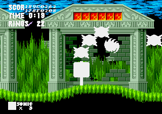 Play Sonic 1: Black and White Edition V2.5 Now -  :xxx - :yyy Game Screenshot