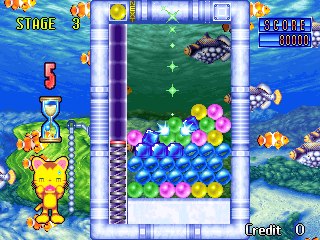 Play Puzzle Uo Poko (International, ver. 98/02/06) Now -  :xxx - :yyy Game Screenshot